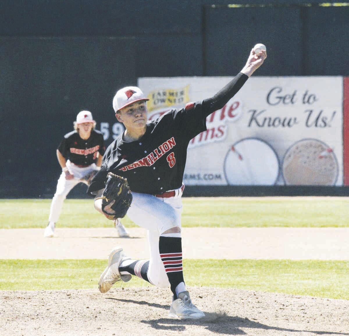 Vermillion Pitcher Jake Jensen